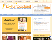 Tablet Screenshot of joyfultoddlers.com
